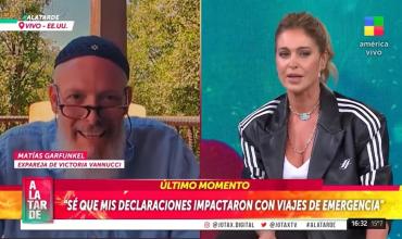 Matías Garfunkel reveló angustiado la grave enfermedad que sufre y le dejó un mensaje a Victoria Vannucci