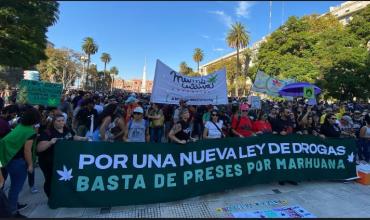 Marcha Mundial de la Marihuana: piden frente al Congreso una nueva ley de drogas