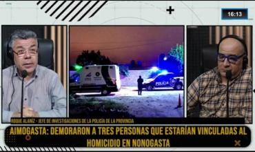Roque Alaniz, jefe de Investigaciones de la Policía, en Fenix: detuvieron a tres salteños por el crimen en Nonogasta