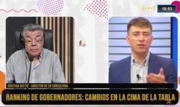  Cristian Buttié, director de CB Consultora, en Fenix: el ranking de gobernadores mostró correlación con los resultados del domingo