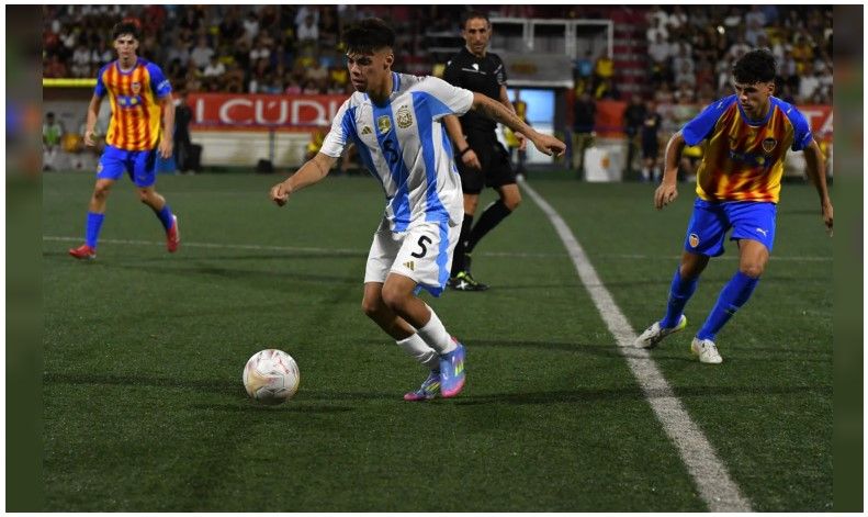 Argentina Sub 17 le ganó por 2 a 0 a Valencia Sub 17  y se consagró campeón del Torneo L'Alcúdia 2025.