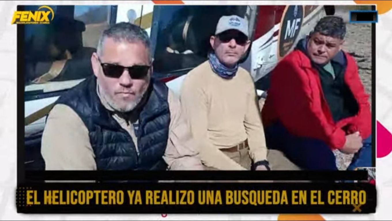 Piloto del helicóptero en la búsqueda de José Portugal: “Si hay alguien en el piso, lo vamos a ver”