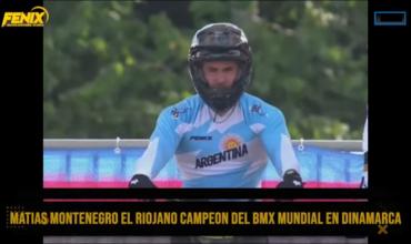 Matías Montenegro, campeón mundial de BMX: “Llevo toda una vida esperando este momento”