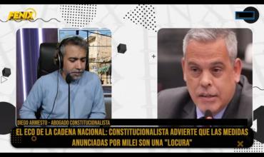 Diego Armesto en Fénix: “Lo aprobado la semana pasada es una locura hiperinflacionaria”