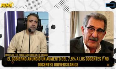 Carlos De Feo (CONADU): “Este aumento del 7,5% es un anuncio para descalificar la medida de fuerza”