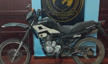 Chepes: Recuperaron una moto robada en el barrio Colpín