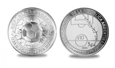 Se agotaron las monedas en homenaje al gol de Maradona a Inglaterra que lanzó el Banco Central: “Vamos a hacer más”