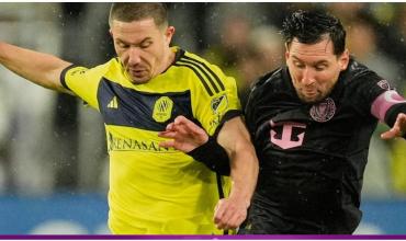 Al Inter Miami no le alcanzó con el golazo de Messi, perdió con Nashville bajo la lluvia y definirá la serie de playoffs de la MLS en su cancha