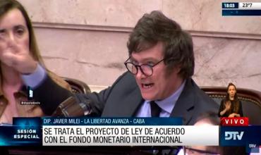 Milei afirmó: "Si el ajuste no lo paga la casta política que se los lleven puestos a todos"