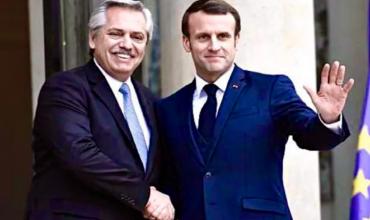 Alberto Fernández y Macron hablaron de la guerra en Ucrania