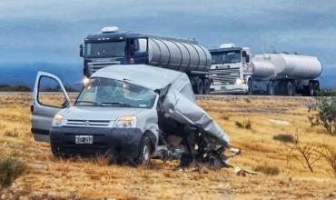 Vuelco con víctima fatal en Ruta Nacional N°74: Falleció un hombre y se salvaron una mujer y tres menores de edad 