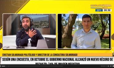 Encuesta marca que el gobierno nacional llegó al índice de rechazo más alto de la gestión