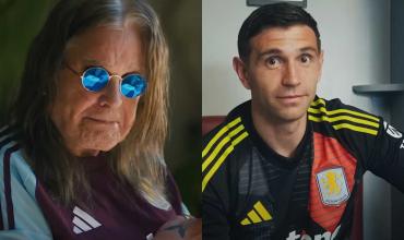 El “Dibu” Martínez, Ozzy Osbourne y Geezer Butler, los protagonistas en la presentación de la nueva camiseta del Aston Villa