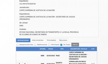 La Corte interviene en reclamo de Nación para que La Rioja devuelva fondos de terminales