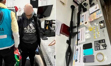 Detenido líder narco en Monte Castro con arsenal y droga