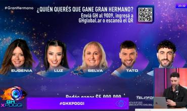 Gran Hermano: los 5 mejores están en placa positiva rumbo a la gran final