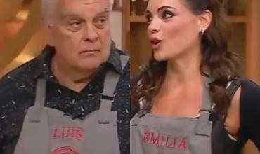 Emilia Attias enfrentó a Luis Ventura en MasterChef por difundir un falso rumor sobre su vida