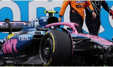 Franco Colapinto se estrelló en la carrera sprint del GP de Brasil