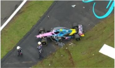 El duro cantito de los hinchas brasileños contra Colapinto tras su choque en Interlagos: luego sufrieron con Bortoleto