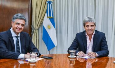 Sin Santilli, Luis Caputo recibe a Jorge Macri para destrabar la deuda con CABA por la coparticipación