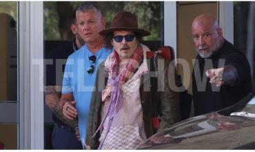 Johnny Depp llegó a la Argentina: sus primeras fotos en el país