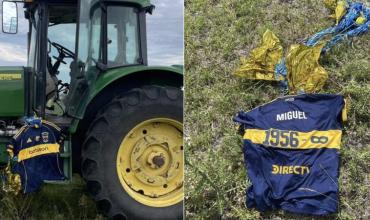 La camiseta de Miguel Ángel Russo que Boca lanzó al cielo en la Bombonera apareció en Uruguay