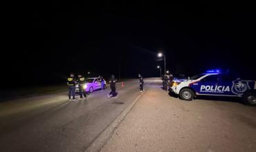 Operativo de control vehicular y de personas en la Ruta Provincial 29, en Ñoqueves