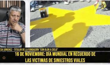 Día Mundial en Recuerdo de las Víctimas de Siniestros Viales: “Lamentablemente seguimos pintando estrellas amarillas”, expresó Vanesa Sánchez