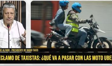 Jorge Alfaro: “Las moto Uber nos están quitando el trabajo todos los días”