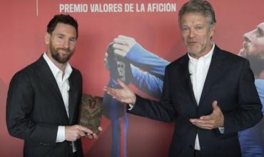 La emoción de Messi al recibir el premio como el jugador más querido de la historia del Barcelona: “Es muy especial”
