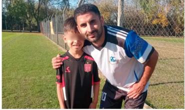 El papá de Thiago Correa visitó al nene que recibió el corazón de su hijo