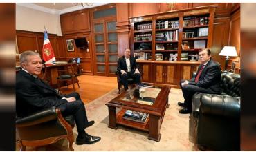 Santilli visita Misiones y trabaja para cerrar la agenda con los 20 gobernadores