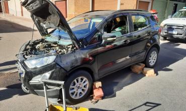 Dos conductores hospitalizados luego de un choque en Dardo Rocha