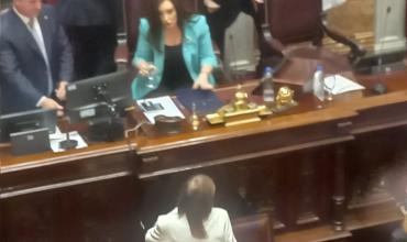 Bullrich cruzó a Villarruel en su primera intervención en el recinto del Senado