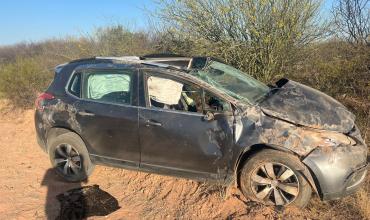 El Portezuelo: Vuelco en Ruta Provincial 28 dejó un herido trasladado a Capital
