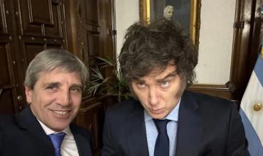 Caputo y Milei celebraron las privatizaciones de las centrales hidroeléctricas