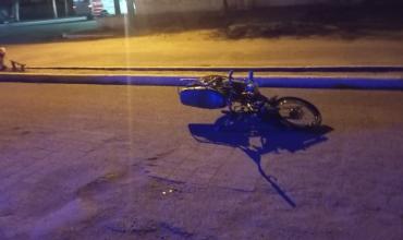 Milagro: Un motociclista fue hospitalizado tras protagonizar un siniestro