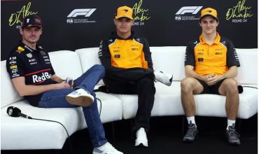La tensa conferencia de prensa entre Norris, Piastri y Verstappen antes de la definición de la F1: la pregunta que reveló la interna en McLaren