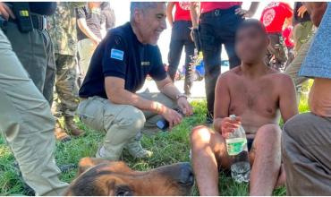 Un joven con retraso madurativo estuvo desaparecido una semana y lo encontraron: su perro estuvo todo el tiempo a su lado