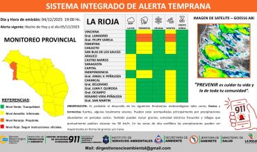  El SIAT activa alertas naranja y amarilla por fuertes tormentas y vientos