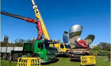 Cómo será la instalación del último pétalo de la Floralis Genérica