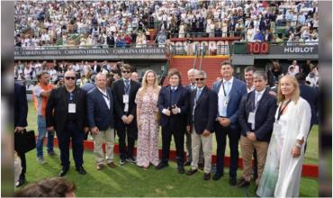 Javier Milei asistió a la Final del Abierto Argentino de Polo de Palermo