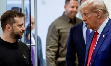 Donald Trump, “algo decepcionado” con Zelenski