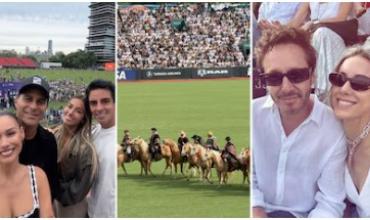 Pampita y Benjamín Vicuña coincidieron en un evento con sus parejas: risas y abrazos en el Campo Argentino de Polo