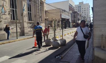 La municipalidad ensancha Pelagio B. Luna para ampliar la circulación peatonal