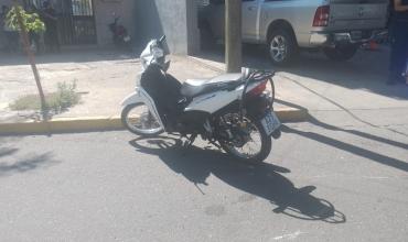 Un peatón fue trasladado al hospital tras un siniestro vial en Av. Facundo Quiroga