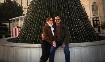 La China Suárez y Mauro Icardi, entre abrazos, amigos y familia: las imágenes de sus paseos otoñales por Estambul