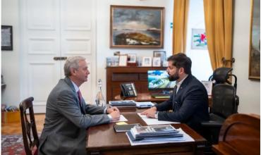 Gabriel Boric y José Kast iniciaron la transición presidencial en Chile con un encuentro "constructivo" en La Moneda