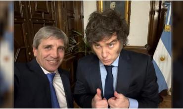 Milei elogió a Caputo tras conocerse la inflación mayorista: “Mejor de la historia lejos”