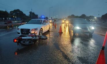 Un motociclista de 61 años fue hospitalizado tras un choque en Ruta Nacional 38